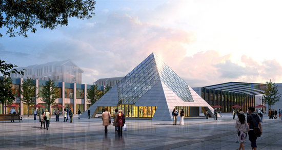 永康金字塔网架